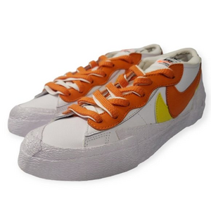 Nike Blazer Low Sacai White Magma Orange Men's Size 7, Women's 8.5, UK 6 NIB NWB